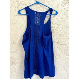 Mae Women's Sleepwear Racerback, Blue, X-Large